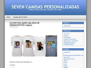 Thumbnail do site Seven Camisas Personalizadas
