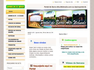 Thumbnail do site Portal de Barro Alto
