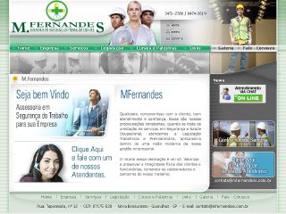 Thumbnail do site M. Fernandes - Medicina e Segurana do Trabalho Pcmso