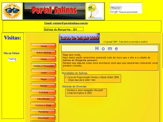 Thumbnail do site Portal Salinas da Margarida