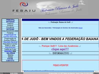 Thumbnail do site FEBAJU - Federação Baiana de Judô