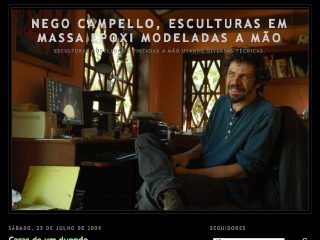 Thumbnail do site Nego Campello - Esculturas modeladas a mo