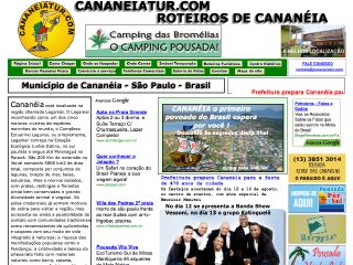 Thumbnail do site CANANEIATUR - Roteiros de Canania