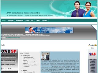 Thumbnail do site APTA Consultoria e Assessoria Jurdica