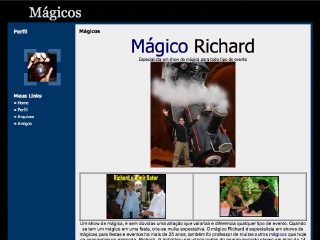 Thumbnail do site Mgico Richard