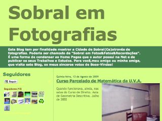 Thumbnail do site Sobral em Fotografias