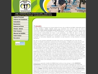 Thumbnail do site F.B.B.B. - Federação Baiana de Bodybuilders