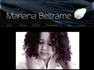 Thumbnail do site Mariana Beltrame - Fotografia, video, design