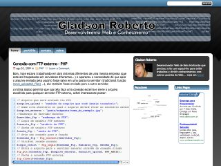 Thumbnail do site Gladson Roberto