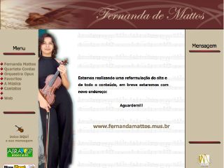 Thumbnail do site Fernanda Mattos