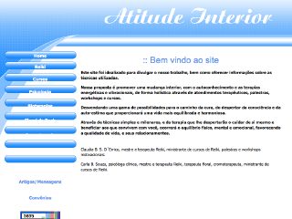 Thumbnail do site Atitude Interior