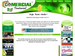 Thumbnail do site Comercial Indaial