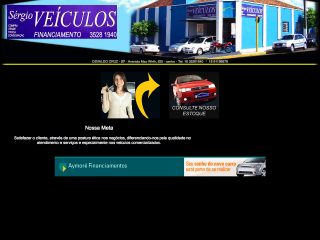 Thumbnail do site Sérgio Veículos