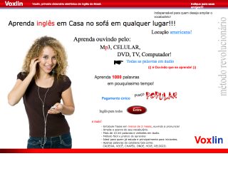 Thumbnail do site Voxlin - Dicionrio Eletrnico de ingls