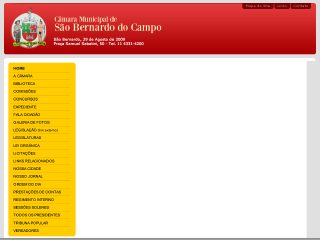 Thumbnail do site Câmara Municipal de São Bernardo do Campo
