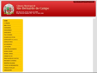Thumbnail do site Cmara Municipal de So Bernardo do Campo