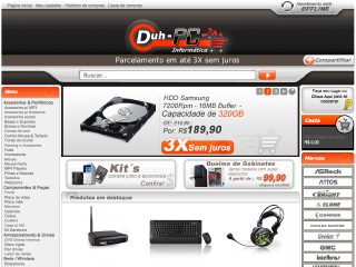 Thumbnail do site Duh PC Informática - Loja Virtual