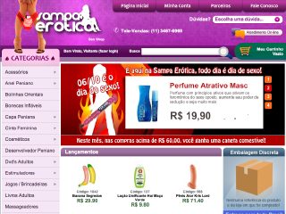 Thumbnail do site Sex Shop Sampa Ertica