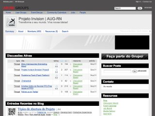 Thumbnail do site Projeto Invision