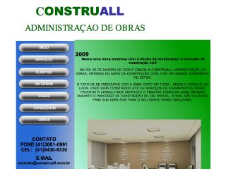 Thumbnail do site Construall - Administrao de Obras