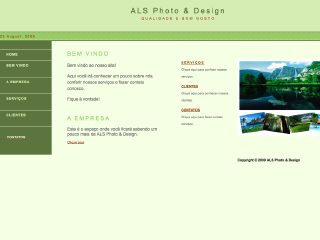 Thumbnail do site ALS Photo & Design