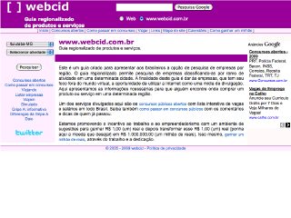 Thumbnail do site webcid - Guia regionalizado de produtos e servios