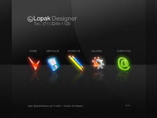 Thumbnail do site Lopak Designer