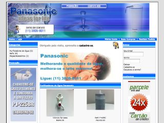 Thumbnail do site Purificadores de gua PANASONIC 