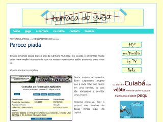 Thumbnail do site Barraca do Guga