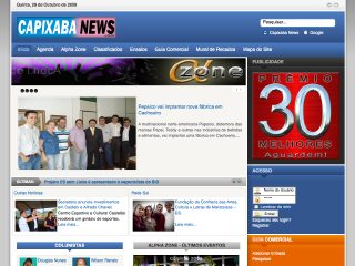 Thumbnail do site Capixabanews.com