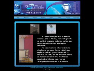 Thumbnail do site Central Decoraes Vidraaria