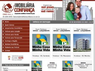 Thumbnail do site Imobiliária Confiança