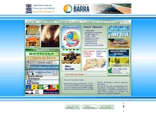 Thumbnail do site Prefeitura Municipal de Barra