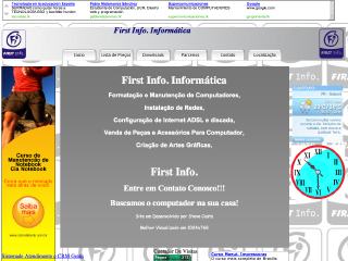 Thumbnail do site First Info. informtica