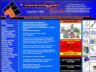 Thumbnail do site Comunique Brindes