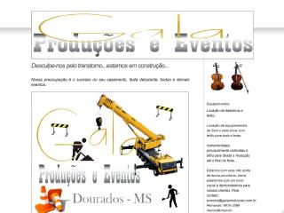 Thumbnail do site Gala Produes e Eventos