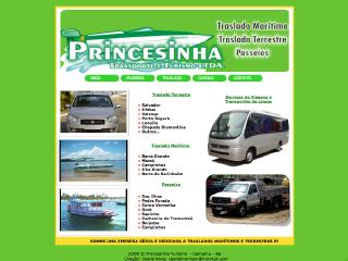 Thumbnail do site Princesinha Transporte e Turismo