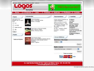 Thumbnail do site Logos Livraria