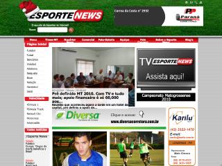 Thumbnail do site Esporte News
