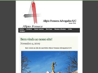 Thumbnail do site Alpio Fonseca Advogados S/C