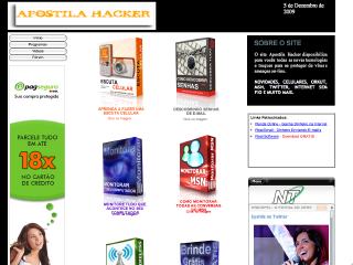 Thumbnail do site Apostila Hacker - Seu site de Segurana