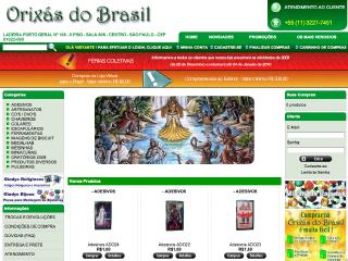 Thumbnail do site Orixs do Brasil (Gladys Mistica)