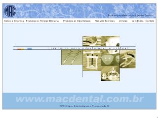 Thumbnail do site Mac Dental