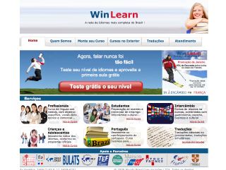 Thumbnail do site Academia Winlearn - Escola de Idiomas e Intercambio
