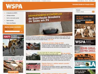 Thumbnail do site WSPA Brasil - Sociedade Mundial de Proteo Animal