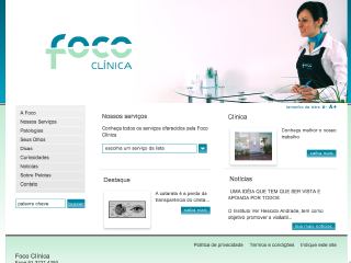 Thumbnail do site Foco Clnica
