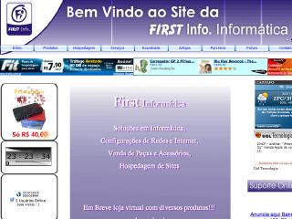 Thumbnail do site First Informatica