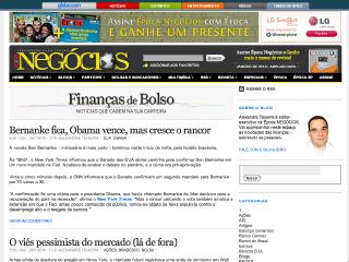 Thumbnail do site Época Negócios - Finanças de Bolso