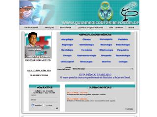 Thumbnail do site Guia Médico Brasileiro