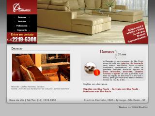 Thumbnail do site Damatex - Materiais de decorao